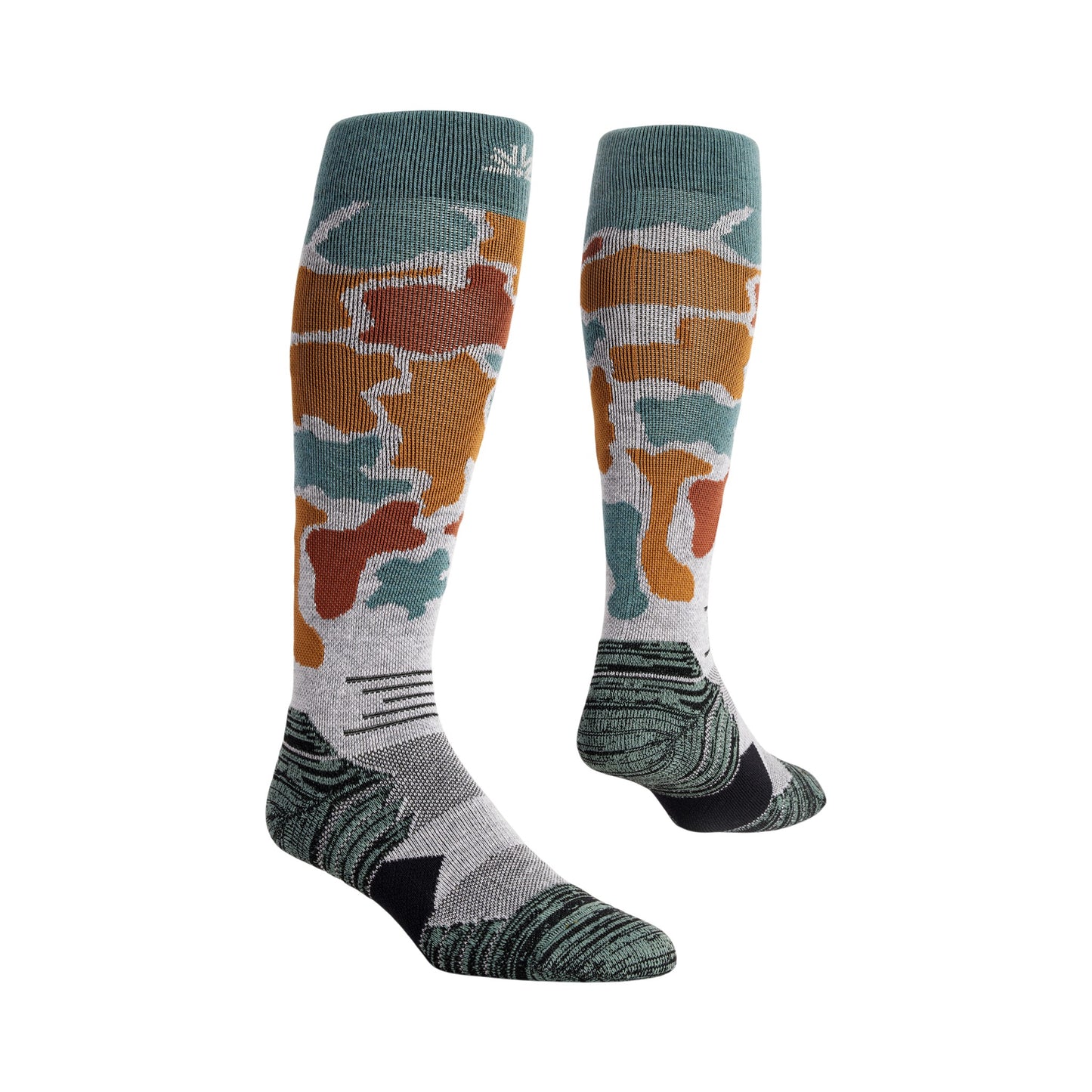 Autumn Socks - Service Snow - duck camo grey