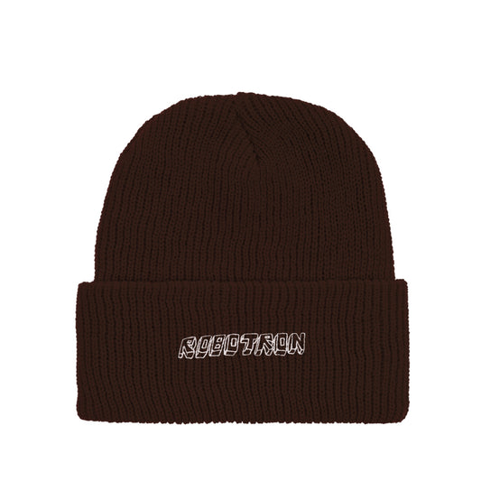 Robotron  Beanie  "Slouch" chocolate