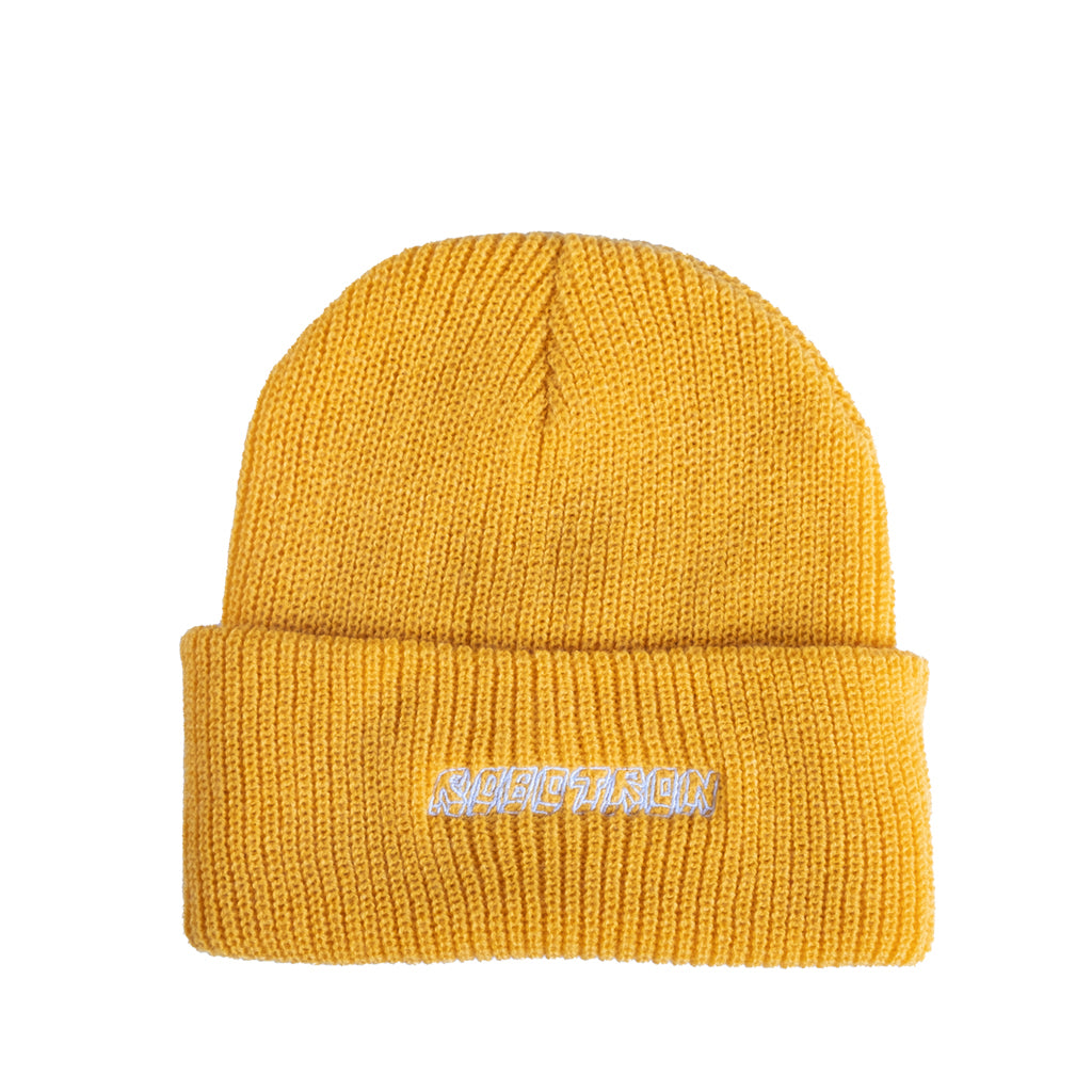 Robotron Beanie "Slouch" warm yellow