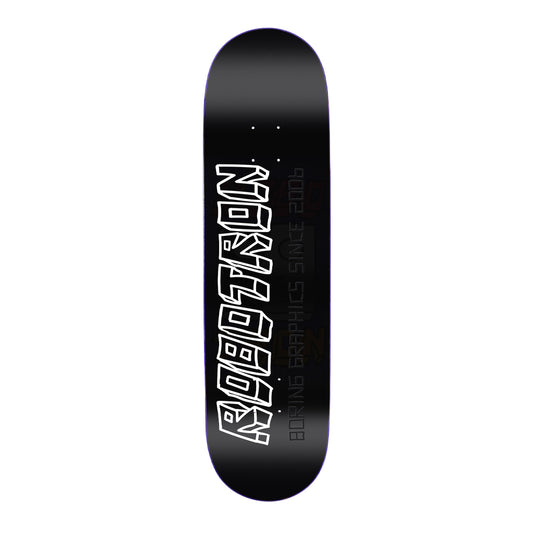 Robotron  Deck "Boring Graphics" black - 8.5"