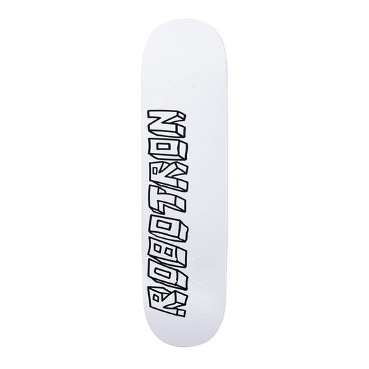 Robotron Deck "Boring Graphic" OG Square Shape white - 8.3"
