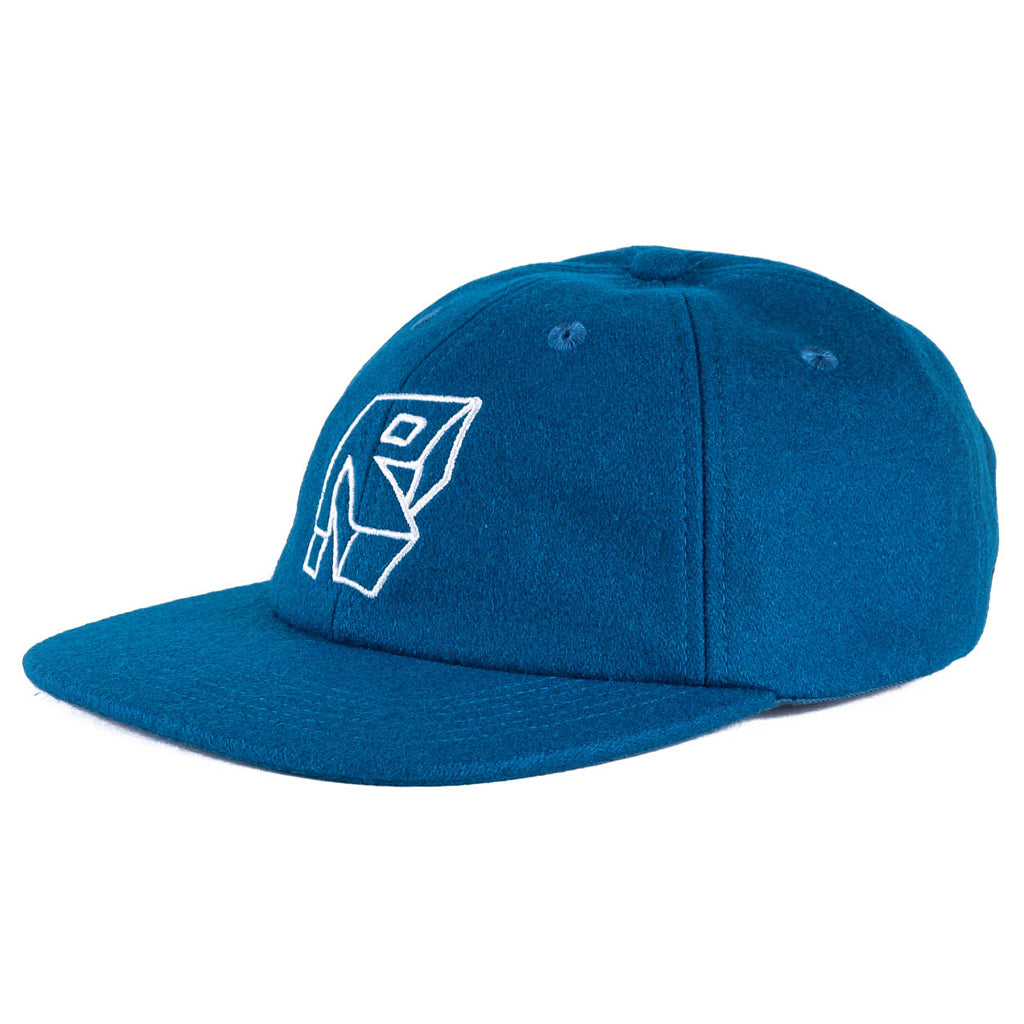 Robotron Cap  6-Panel  "RRR"  dark teal  wool