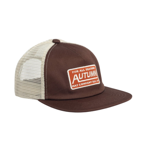 Autumn Cap "Trucker Strapback" brown