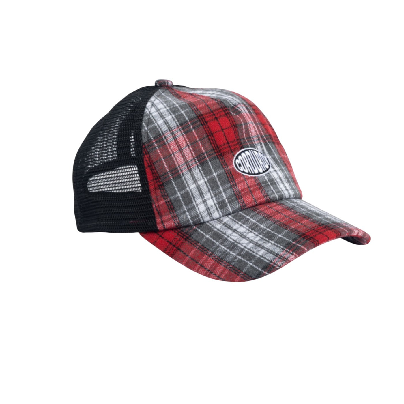 Corduroy Trucker Cap "Plaid"