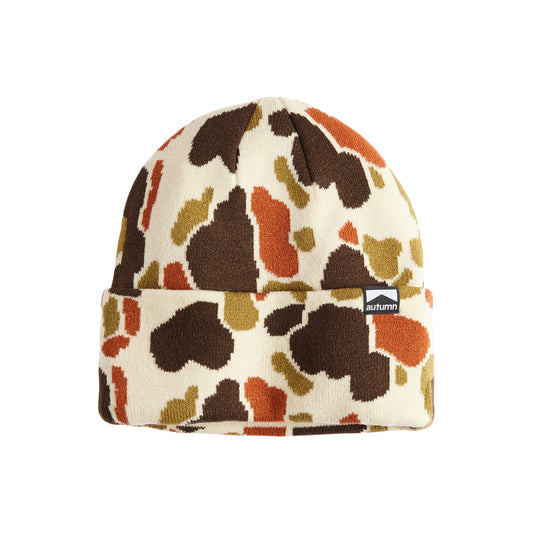 Autumn Beanie - Duck Camo - Eggshell