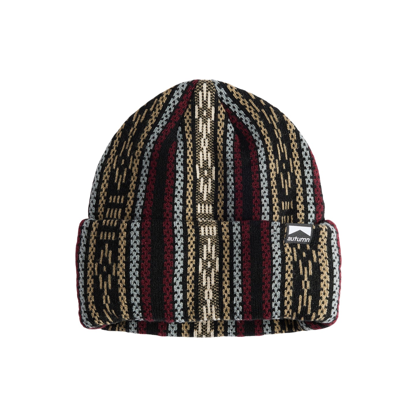 Autumn Beanie - Landscape - Merlot