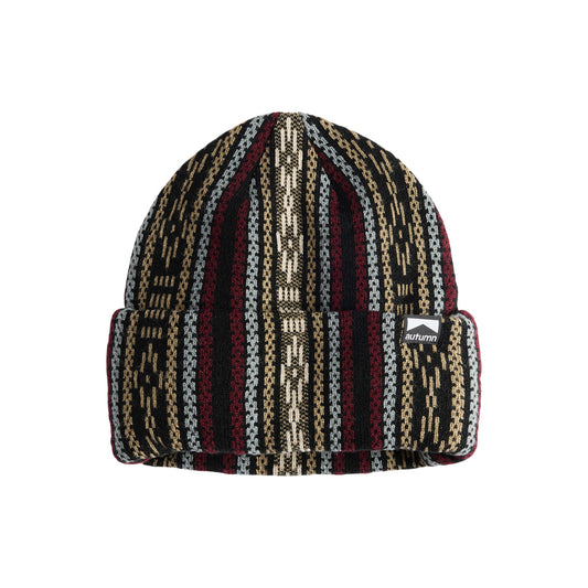 Autumn Beanie - Landscape - Merlot
