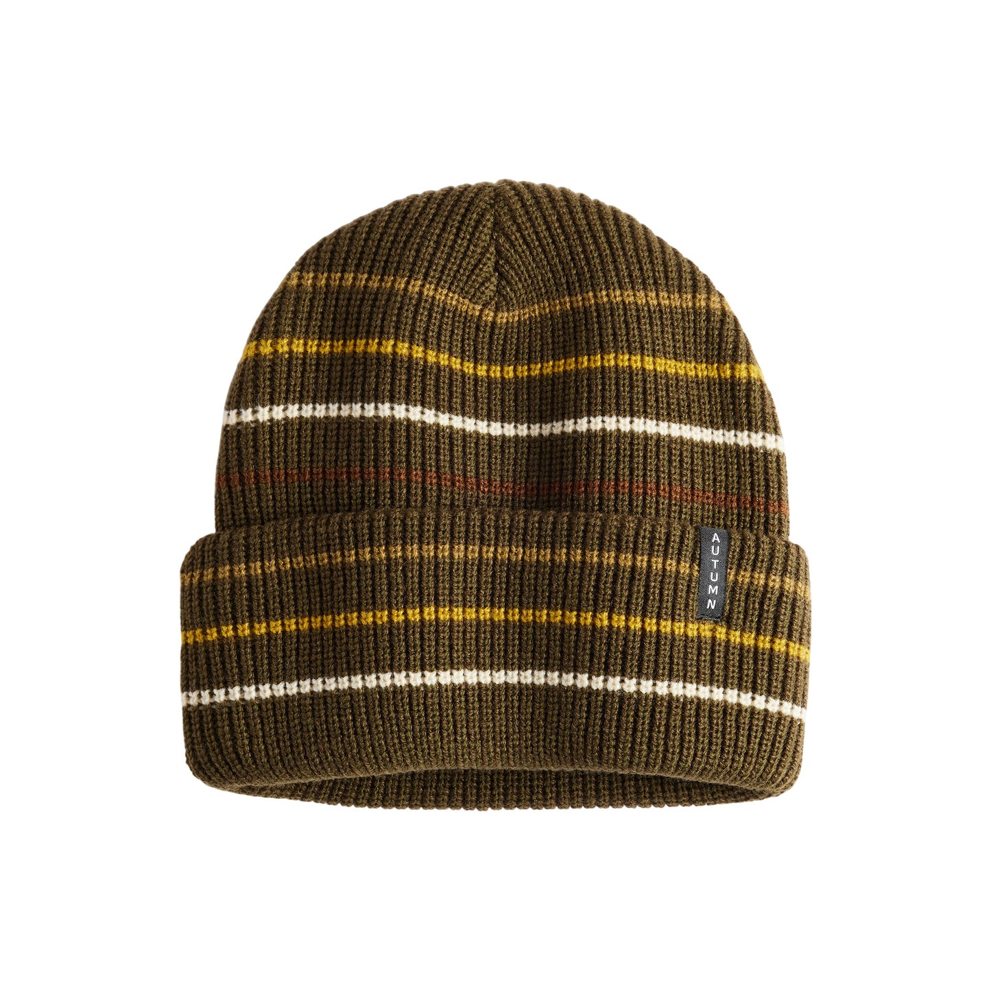 Autumn Beanie - Multi Stripe - Army