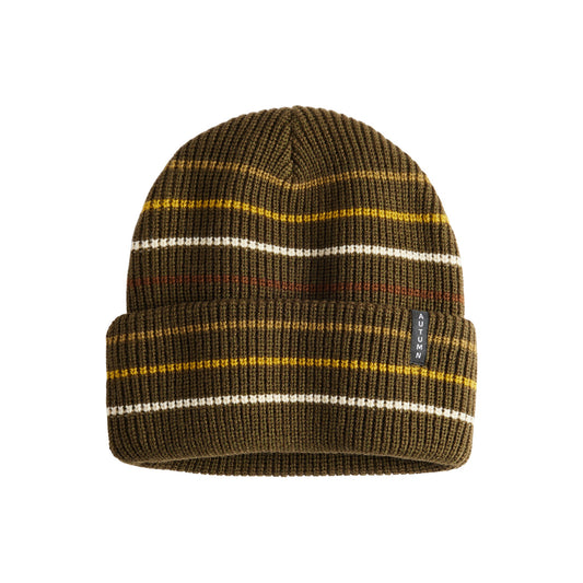 Autumn Beanie - Multi Stripe - Army