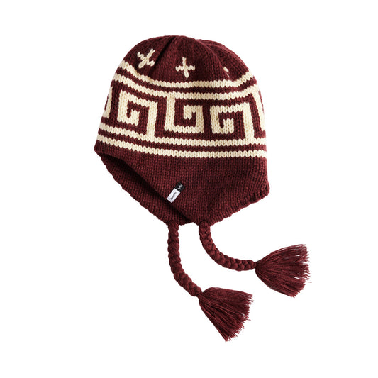 Autumn Beanie - Niseko Ear Flap - Burgundy