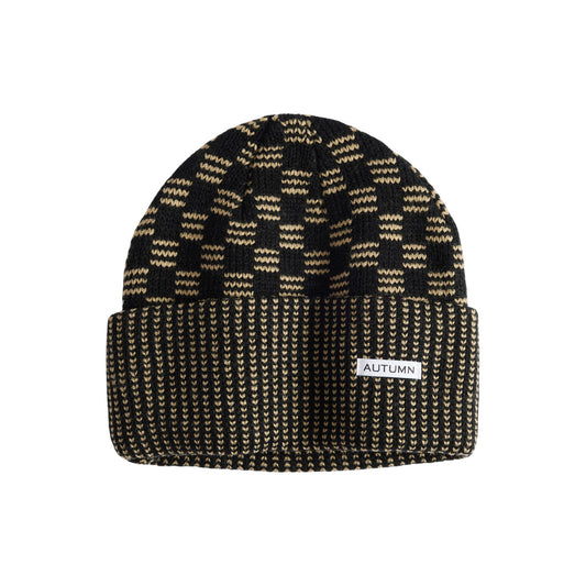 Autumn Beanie - Squared - Black