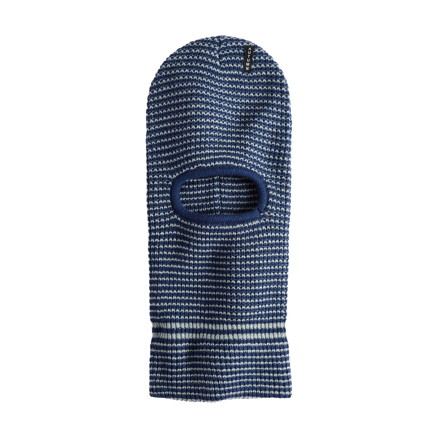 Autumn Beanie Striped Mask navy