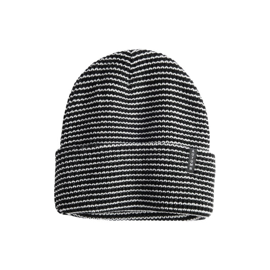 Autumn Beanie - Stripe - Black