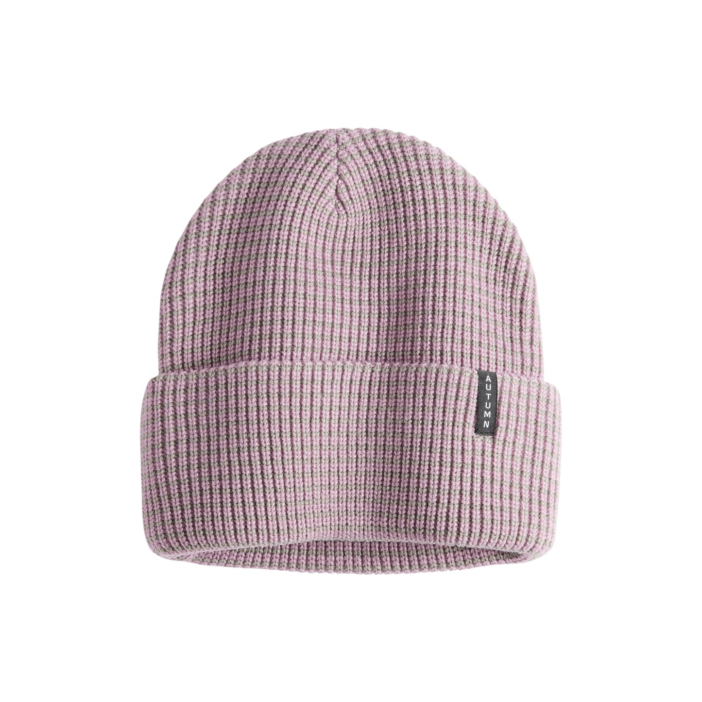 Autumn Beanie - Stripe - Lavender Icecream