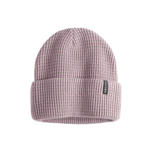 Autumn Beanie - Stripe - Lavender Icecream