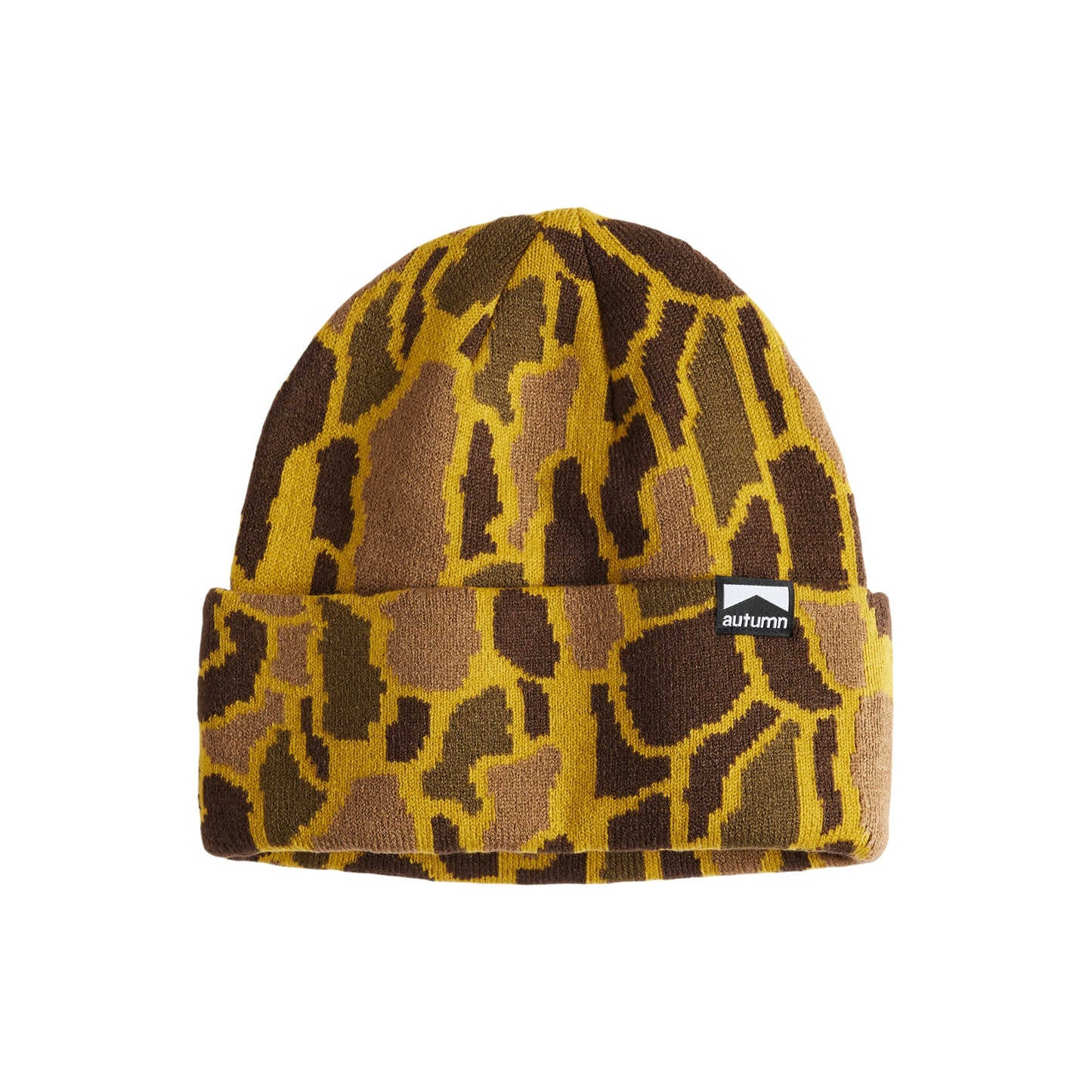 Autumn Beanie - Treebark - Olive Ochre