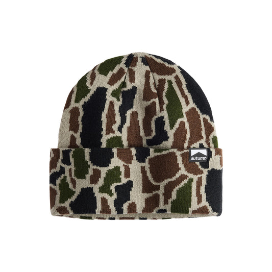 Autumn Beanie - Treebark - Stone