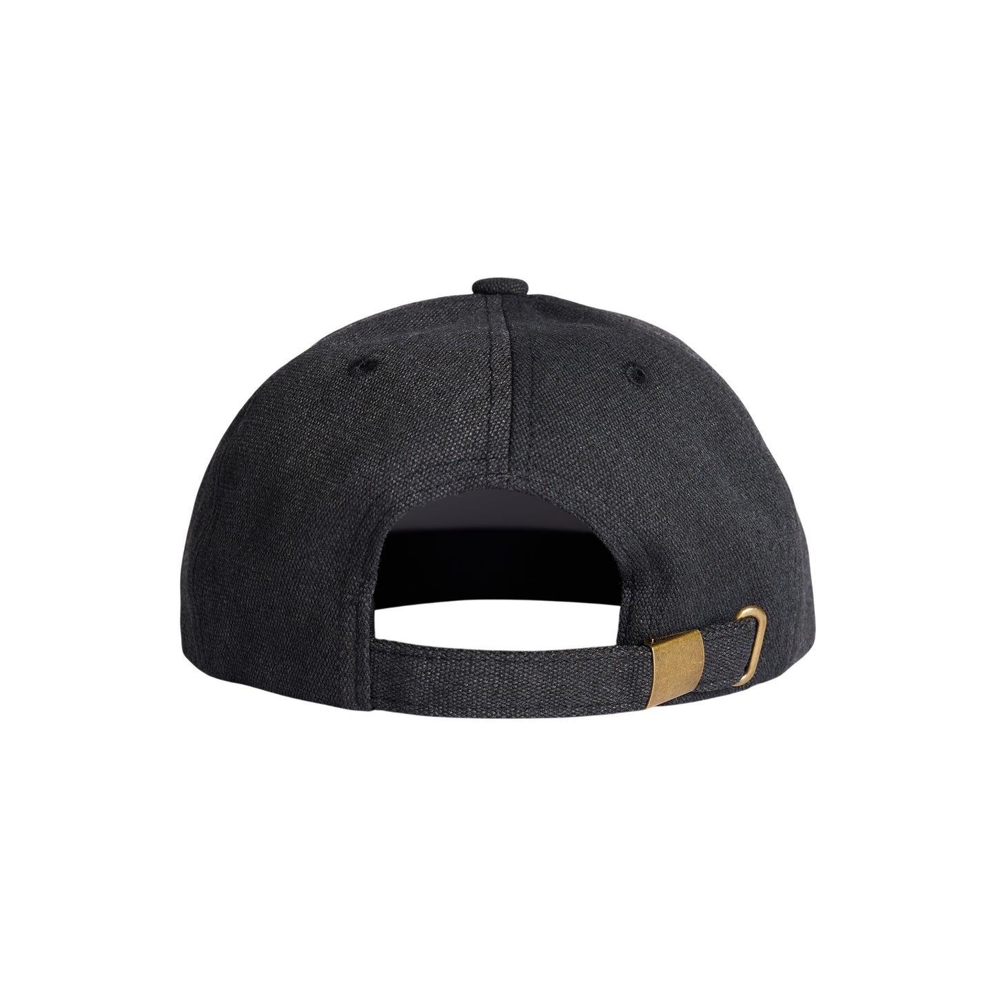 Autumn Cap - Washed Canvas Strapback - Black