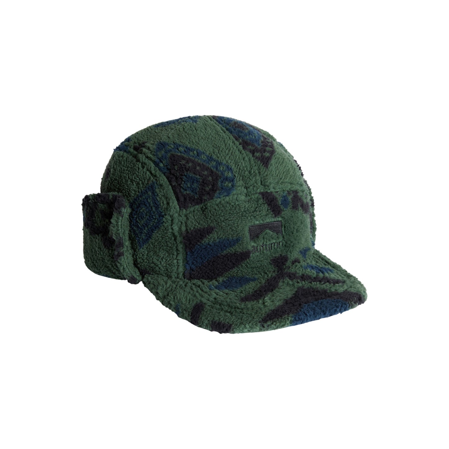 Autumn Cap - Fleece Flap Cap - Green