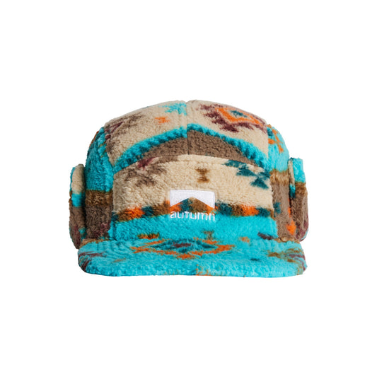 Autumn Cap - Fleece Flap Cap - Stone