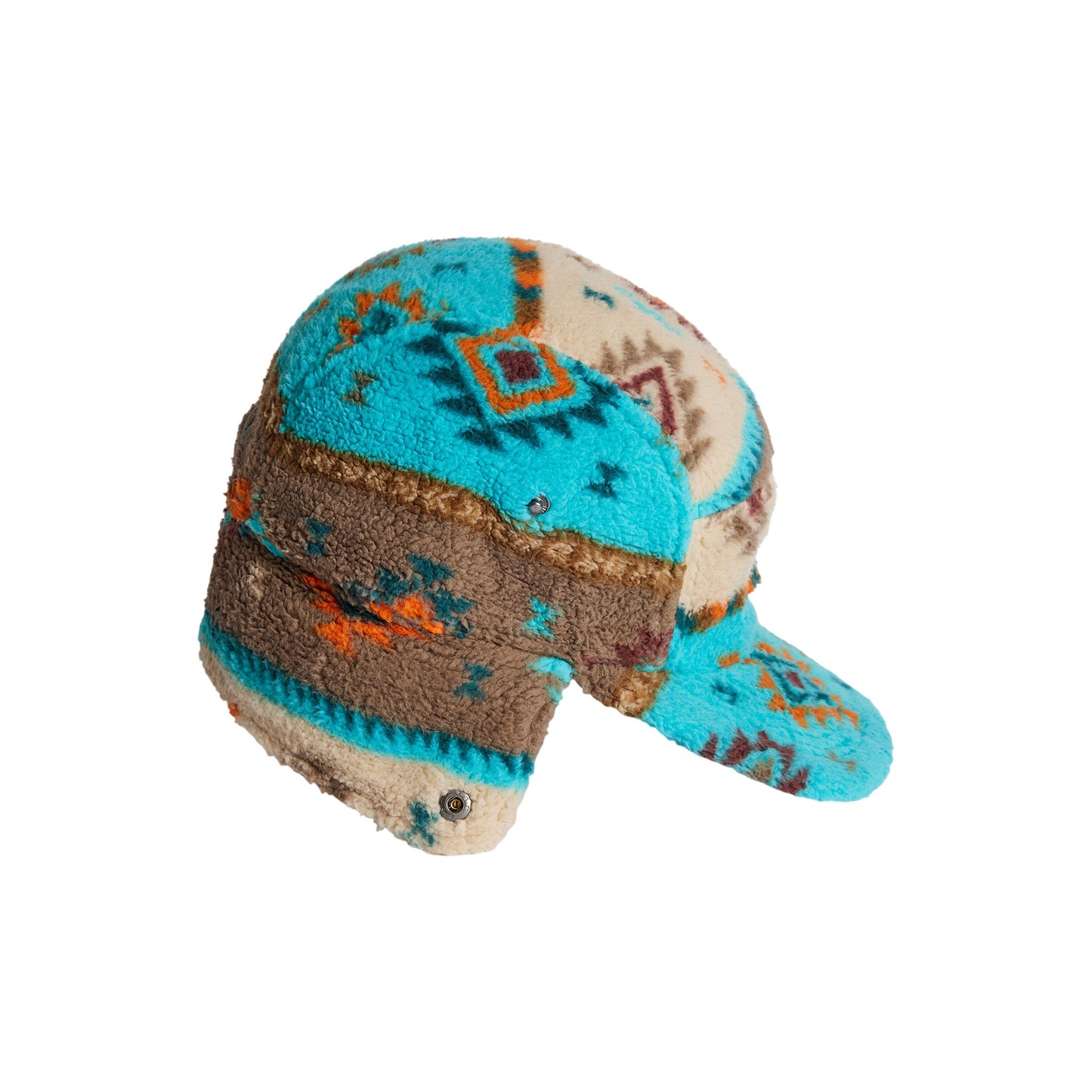 Autumn Cap - Fleece Flap Cap - Stone