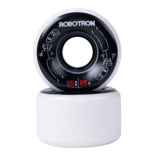 Robotron "Skeletron" Cruiser Wheels white 55mm 85A