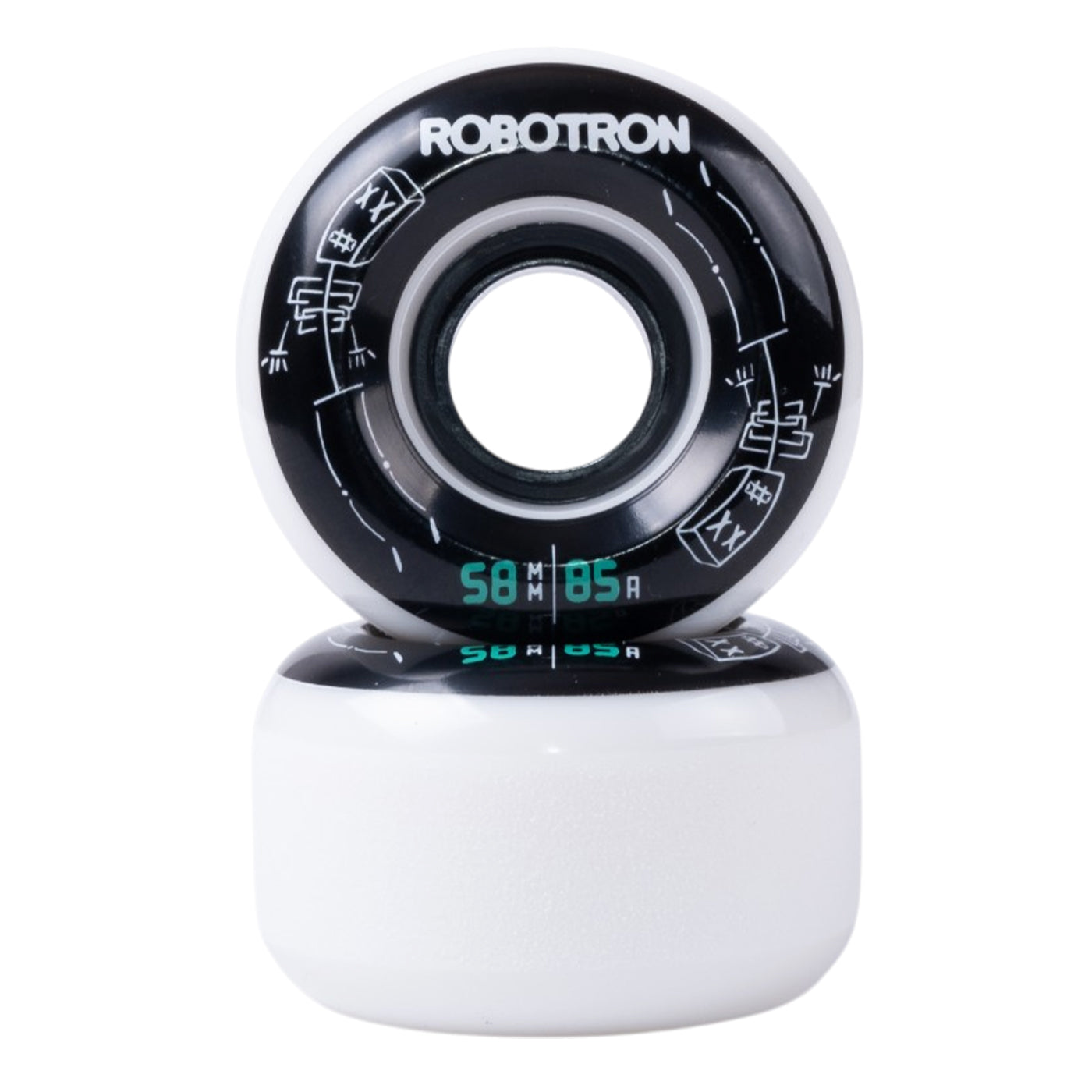 Robotron "Skeletron" Cruiser Wheels 58mm 85A