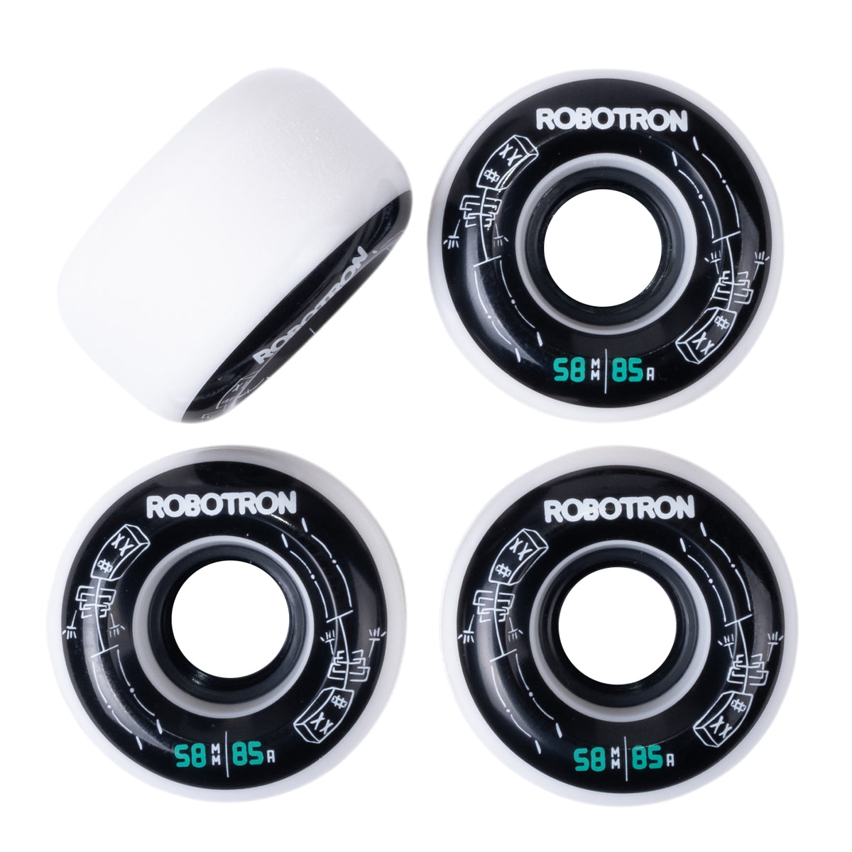 Robotron "Skeletron" Cruiser Wheels 58mm