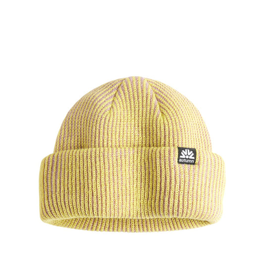 Autumn Beanie - Cord Double Roll - Lavender Icecream