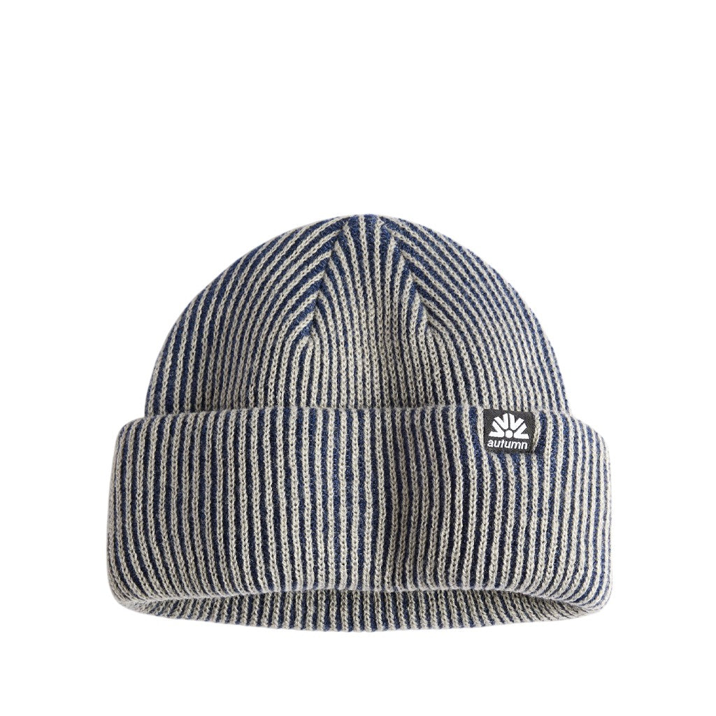 Autumn Beanie Cord Double Roll navy