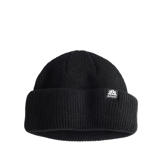 Autumn Beanie Double Roll black