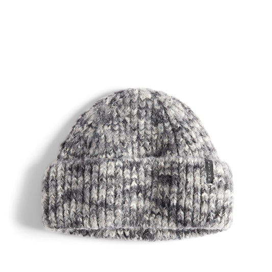 Autumn Beanie - Marbled Knit - Black