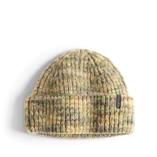 Autumn Beanie - Marbled Knit - Green
