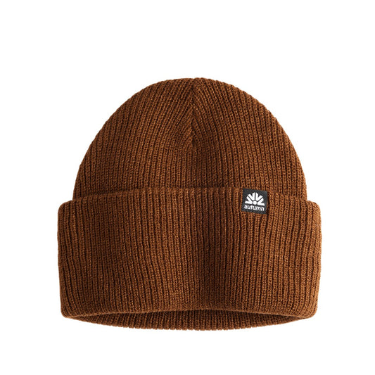 Autumn Simple Beanie brown