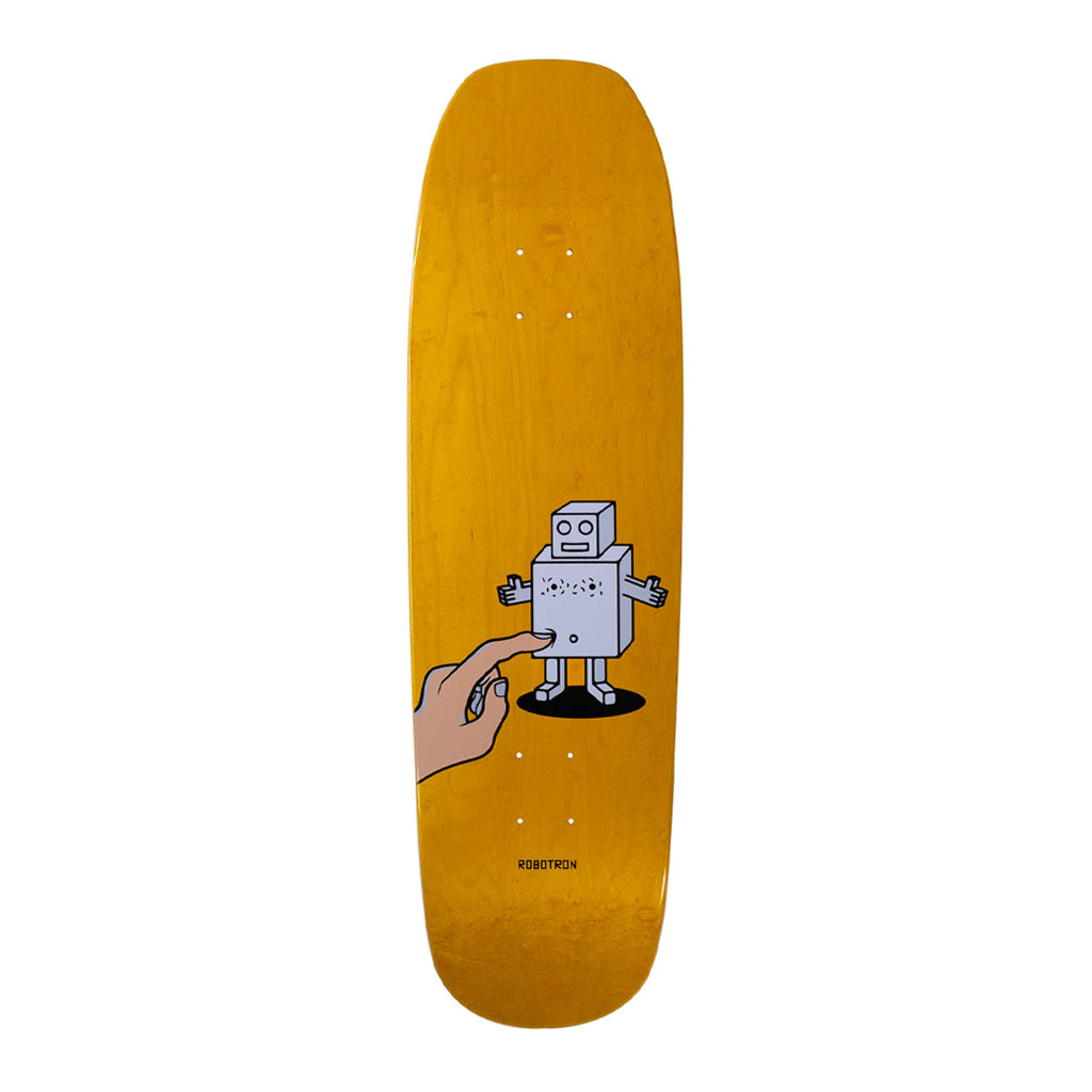 Robotron  Deck  "Tickle"  shaped - yellow  9.0